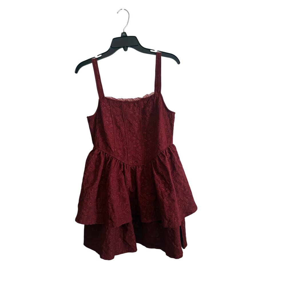 Francesca's Shawna Corset Fit and Flare Mini Dress - Women's Large - Picture 3 of 9